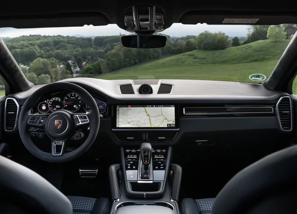 Porsche Interior Driver View