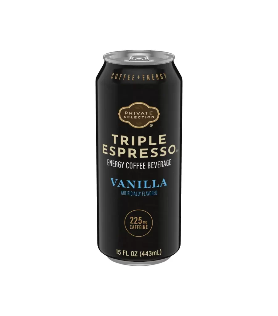 Private Selection Triple Espresso Energy Coffee Packaging