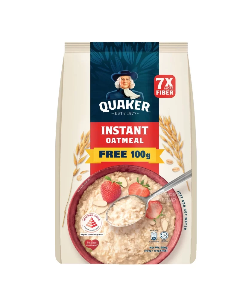 Quaker Instant Oatmeal Packaging