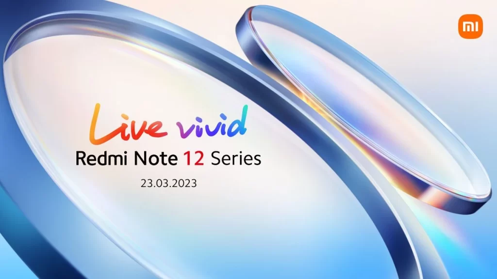 Redmi Note 12 Series Launch Poster