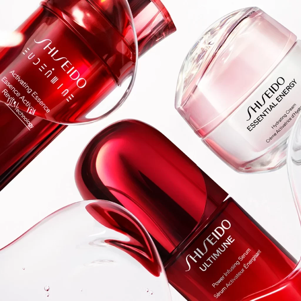 Shiseido Skincare Composition Packaging