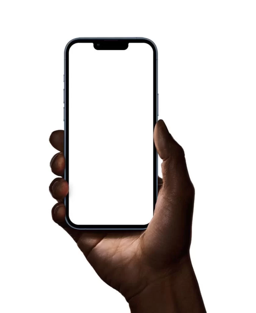 Smartphone Mockup Hand Holding