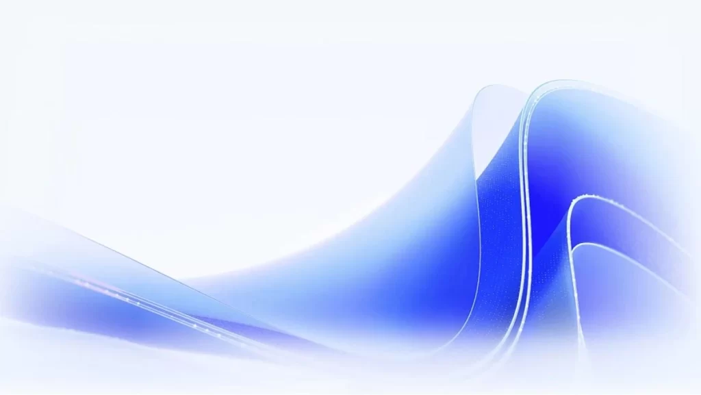 Soft Blue Wave Abstract Background
