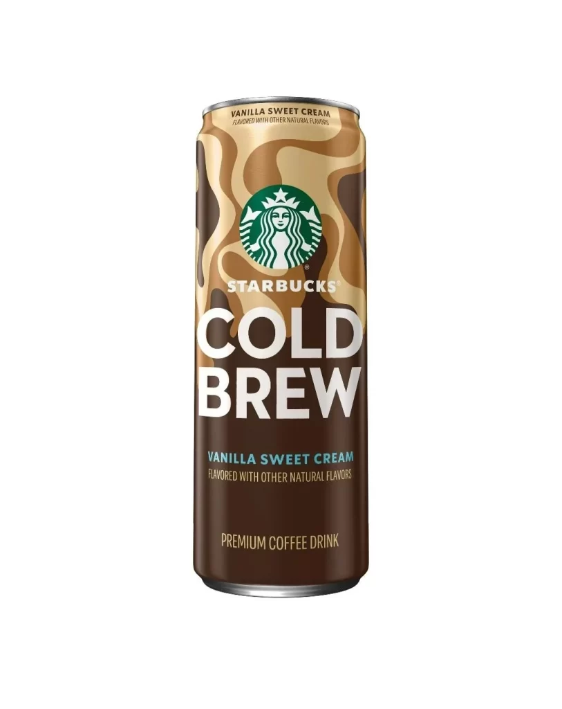 Starbucks Cold Brew Vanilla Sweet Cream Coffee Packaging