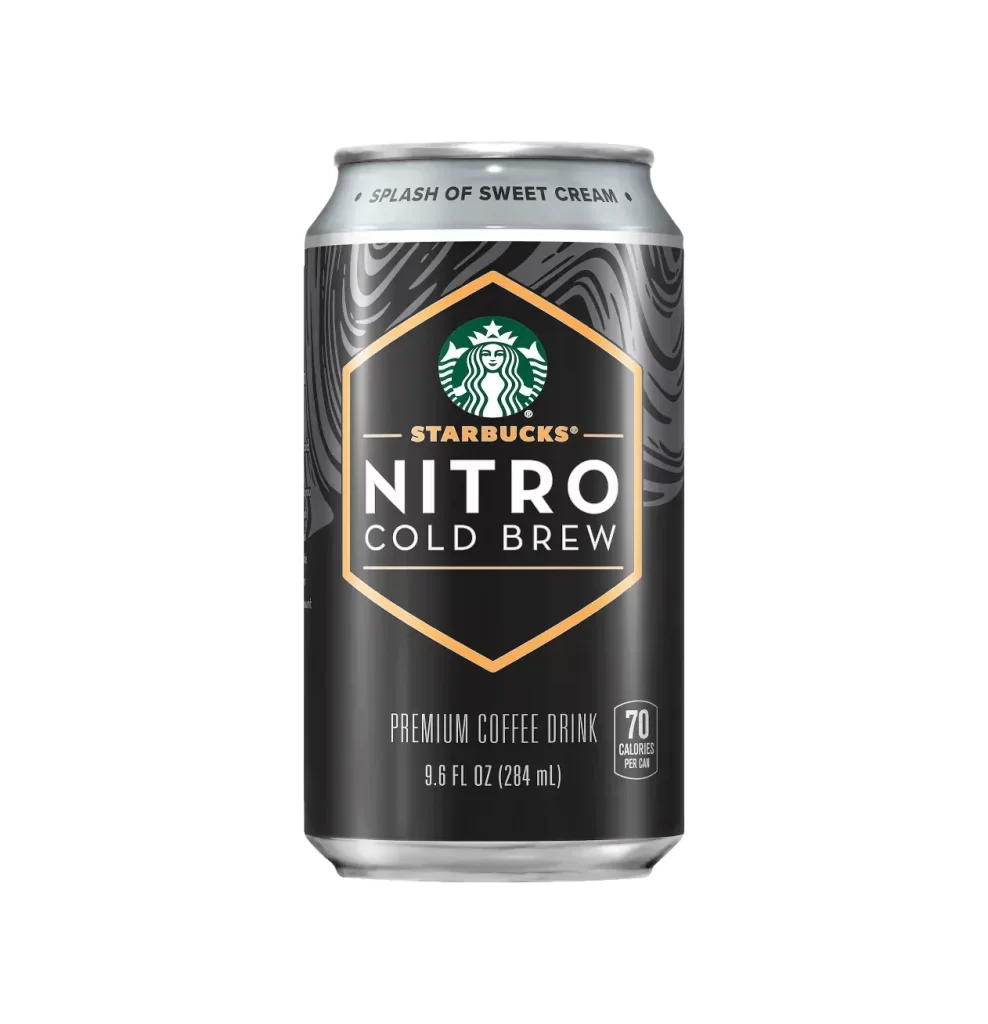 Starbucks Nitro Cold Brew Sweet Cream Coffee Packaging