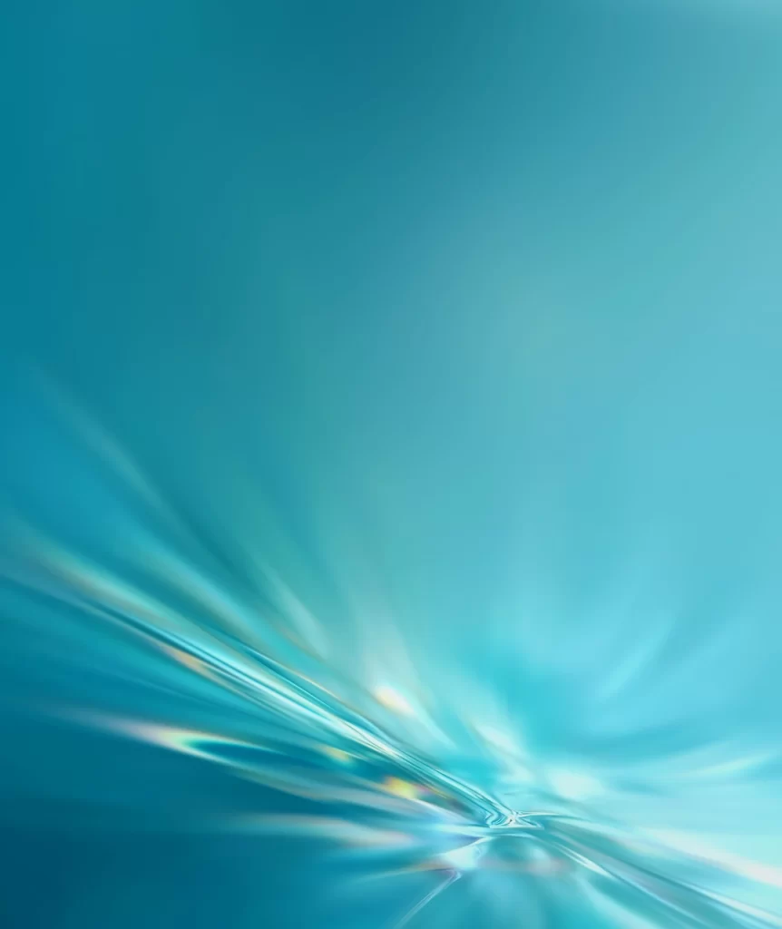 Teal Light Rays Abstract Background