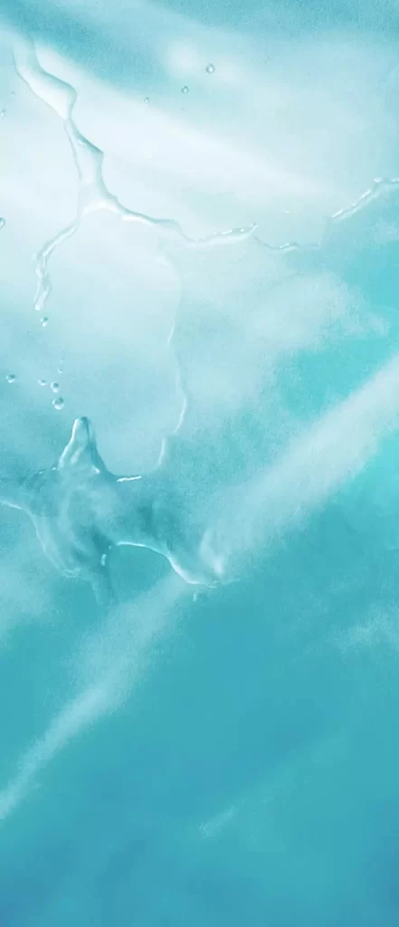 Teal Liquid Flow Abstract Background