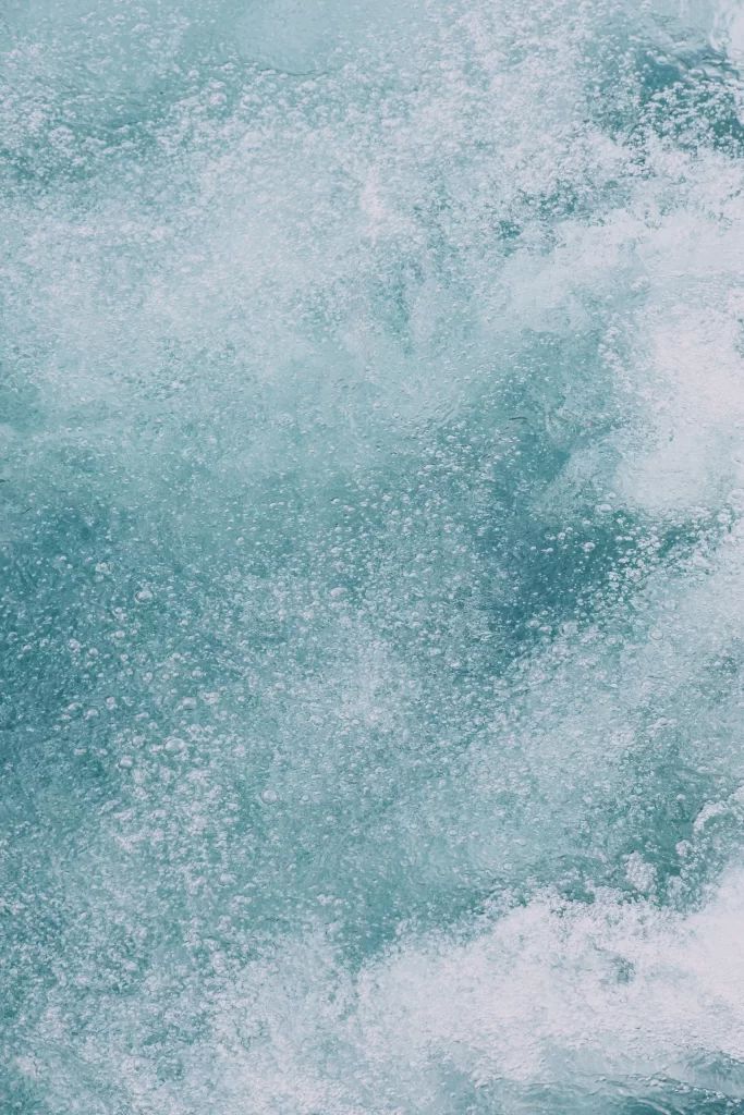 Teal Water Ripples Abstract Background