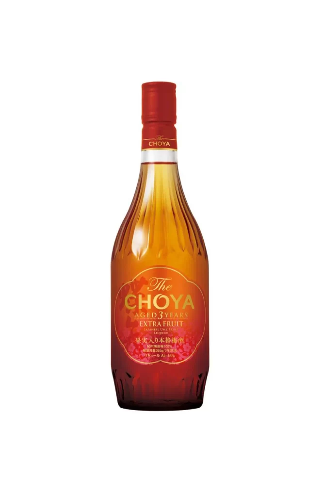 The Choya Aged 3 Years Extra Fruit 720ml Packaging