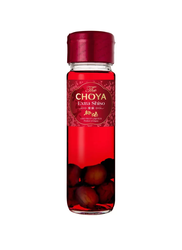 The Choya Extra Shiso Rosso Bottle Packaging