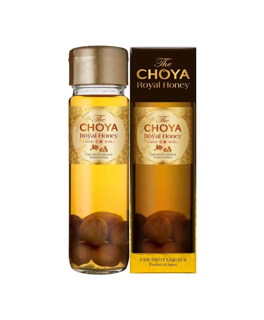 The Choya Royal Honey Umeshu Bottle Packaging