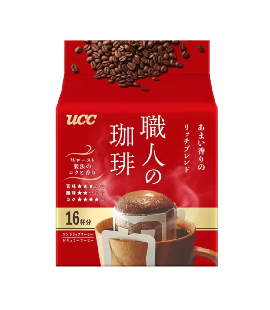 UCC Rich Blend Coffee Pods Packaging
