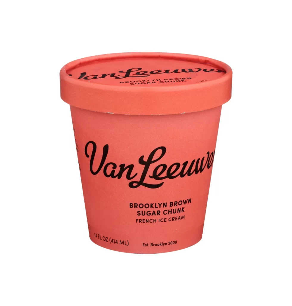Van Leeuwen Brooklyn Brown Sugar Chunk Ice Cream Packaging