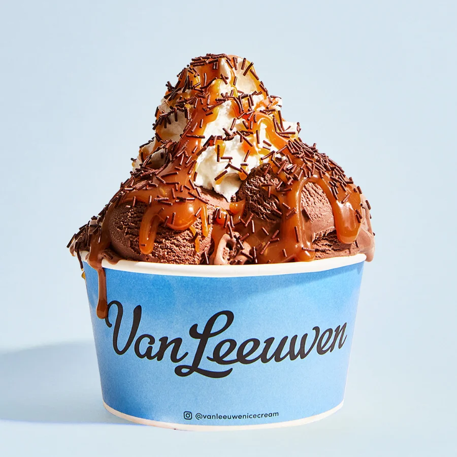 Van Leeuwen Chocolate Sundae With Caramel Drizzle