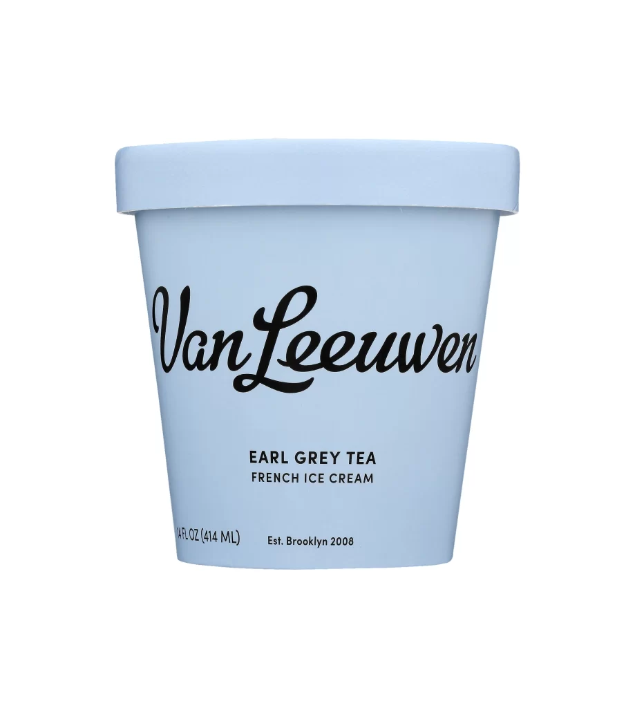 Van Leeuwen Earl Grey Tea Ice Cream Packaging