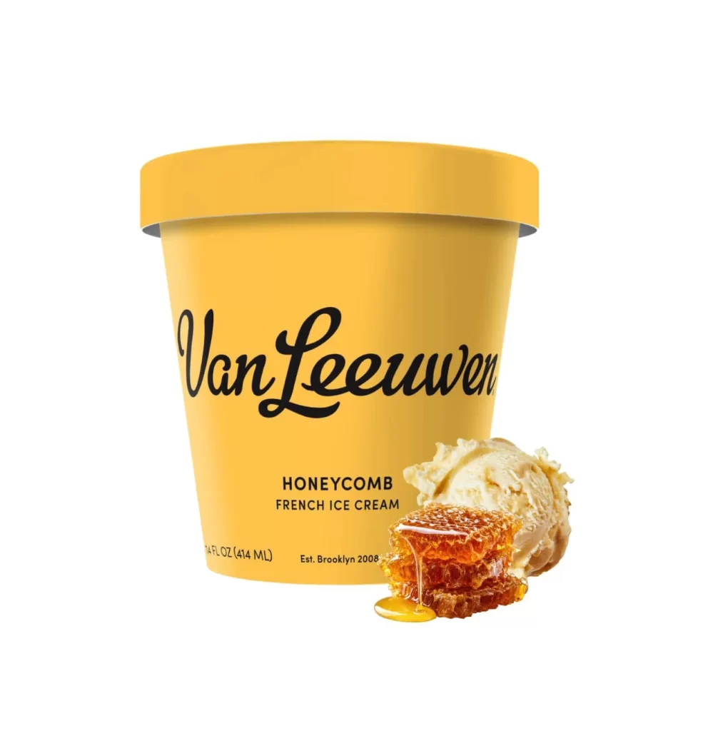 Van Leeuwen Honeycomb Ice Cream With Honeycomb Chunks