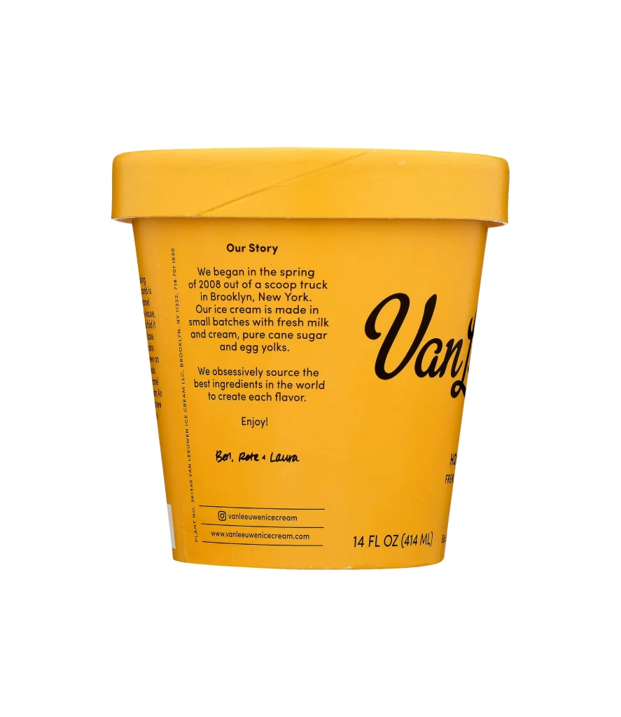 Van Leeuwen Ice Cream Brand Story Panel