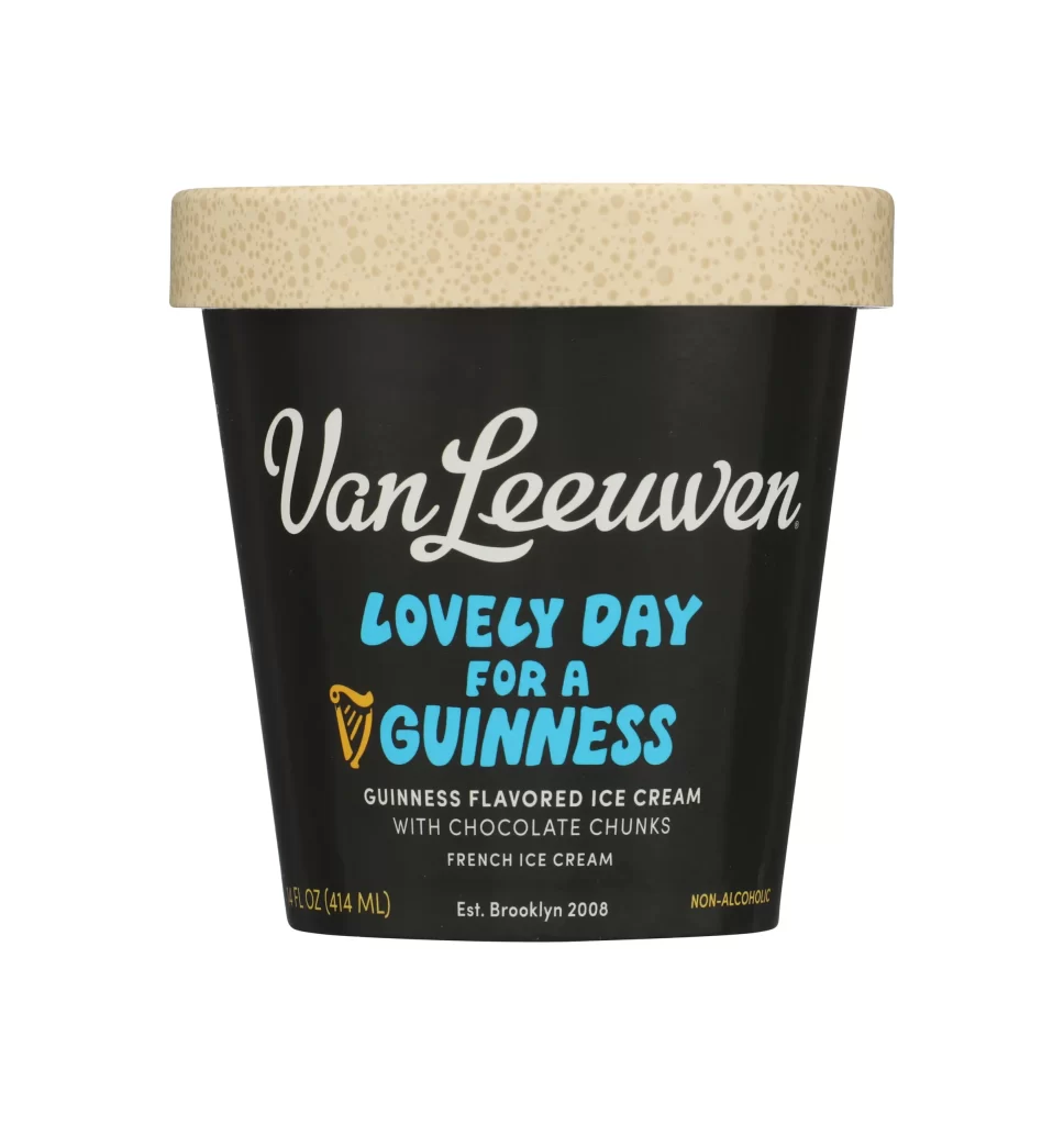 Van Leeuwen Lovely Day For A Guinness Ice Cream Pint Packaging