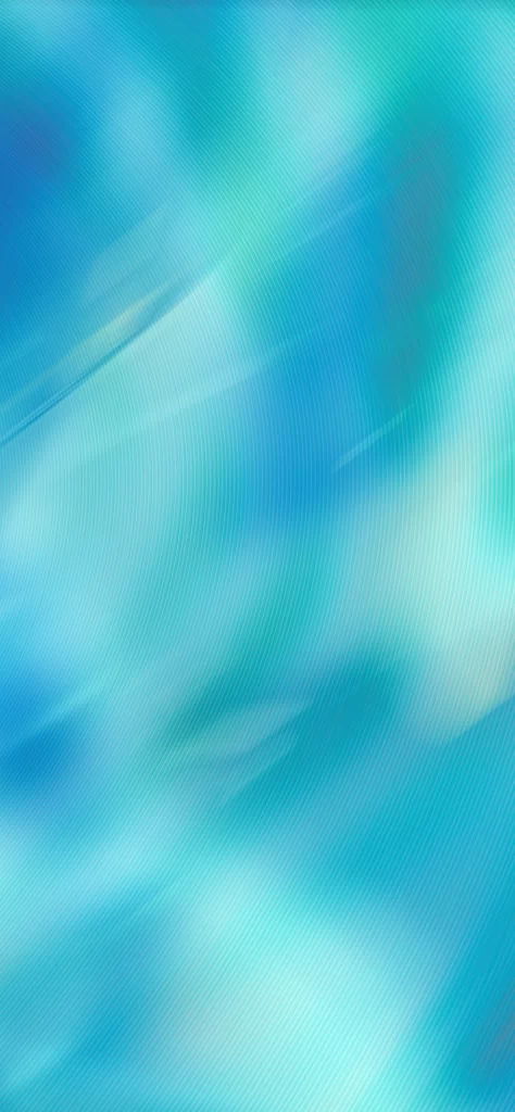 Vivid Cyan Flow Abstract Background