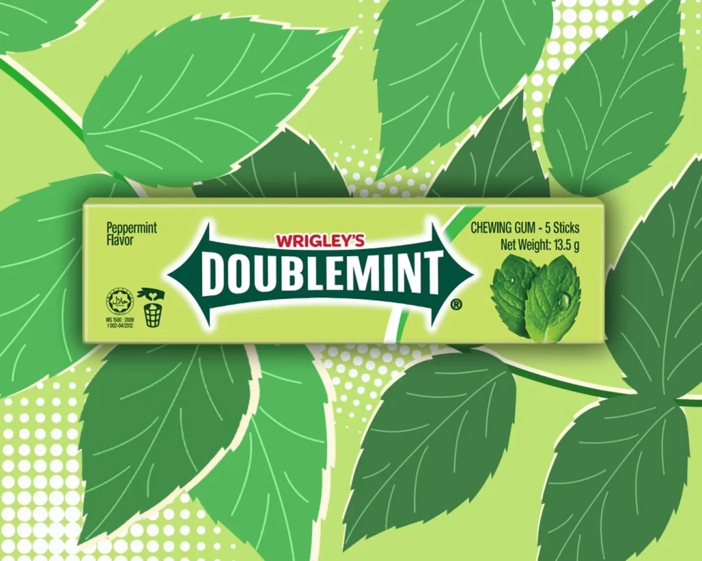 Wrigley’s Doublemint Peppermint Gum Advertisement