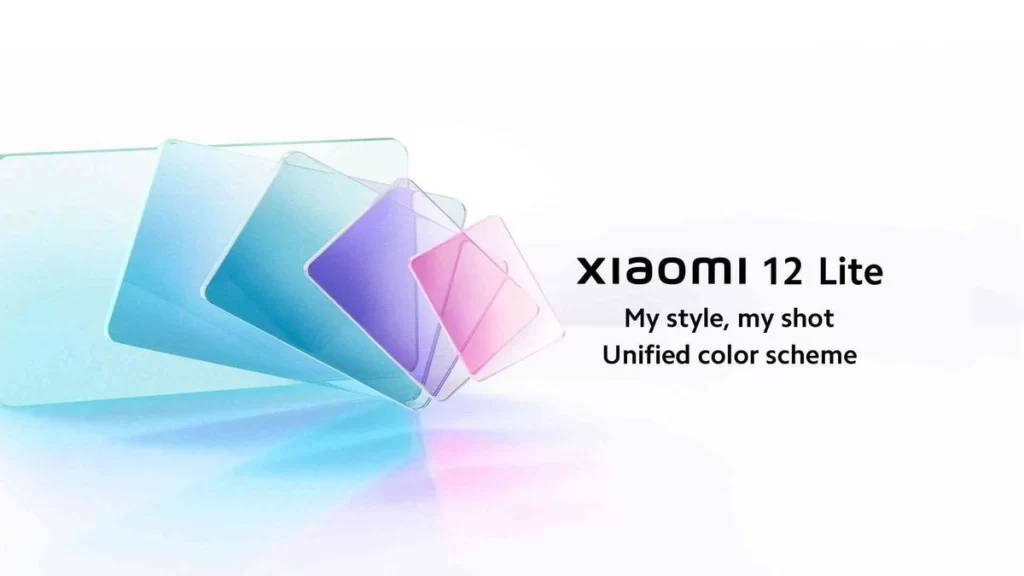 Xiaomi 12 Lite Launch Poster