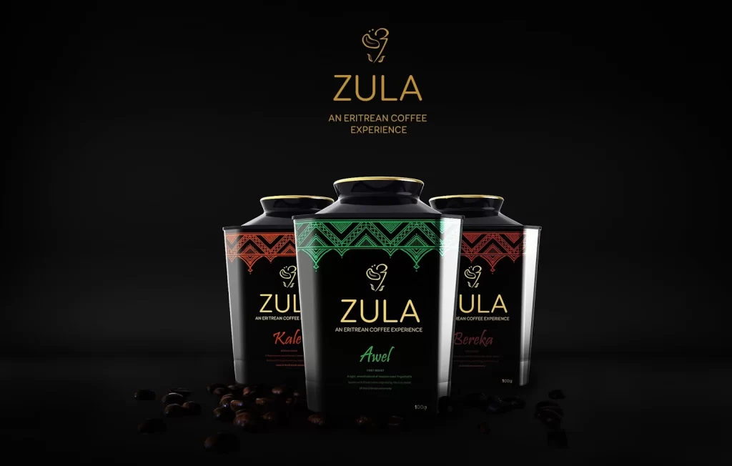 Zula Eritrean Coffee Lineup Advertisement